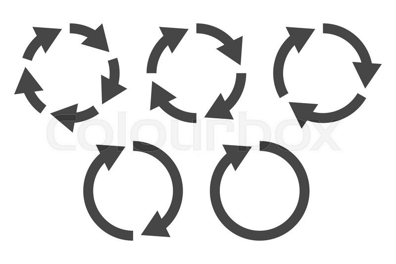 800x533 Repetitive Process Icon With Circular Stock Vector Colourbox