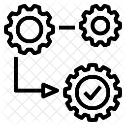 256x256 Execution Process Icon Of Line Style