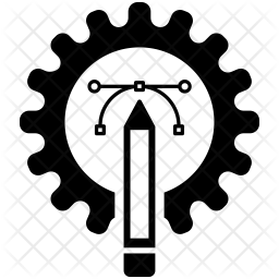 256x256 Creative Process Icon Of Glyph Style