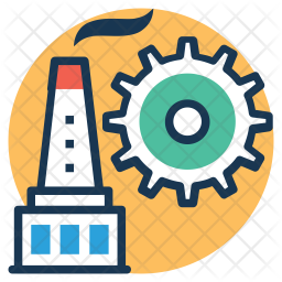 256x256 Industry Process Icon Of Colored Outline Style