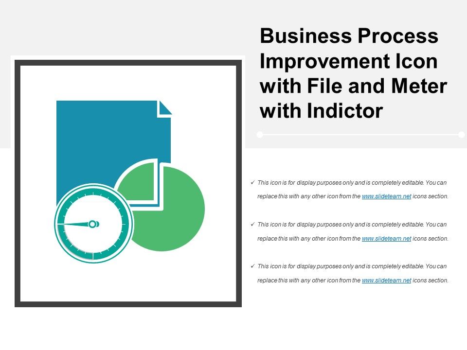960x720 Business Process Improvement Icon With And Meter