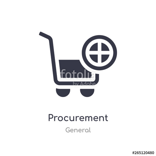 500x500 Procurement Icon Isolated Procurement Icon Vector Illustration