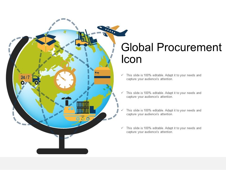 960x720 Global Procurement Icon Powerpoint Presentation Images