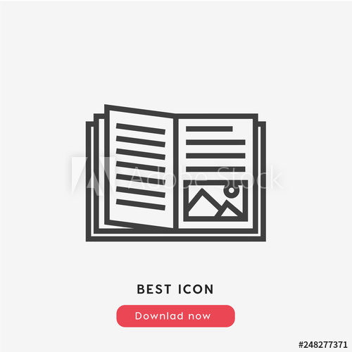 500x500 Catalogue Icon Vector