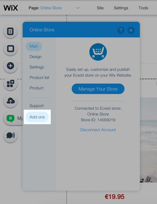 541x703 Adding Shopping Cart Icon To Your Ecwid Store On Wix Ecwid Help