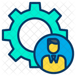 256x256 Product Manager Icon Of Colored Outline Style