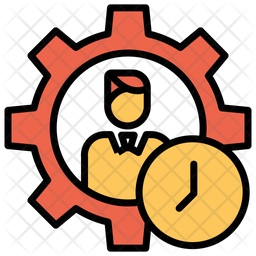 256x256 Product Manager Icon Of Colored Outline Style