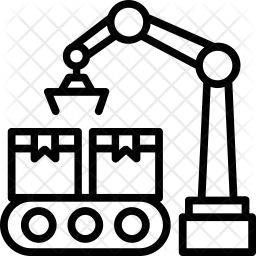 256x256 Production Icon Of Line Style