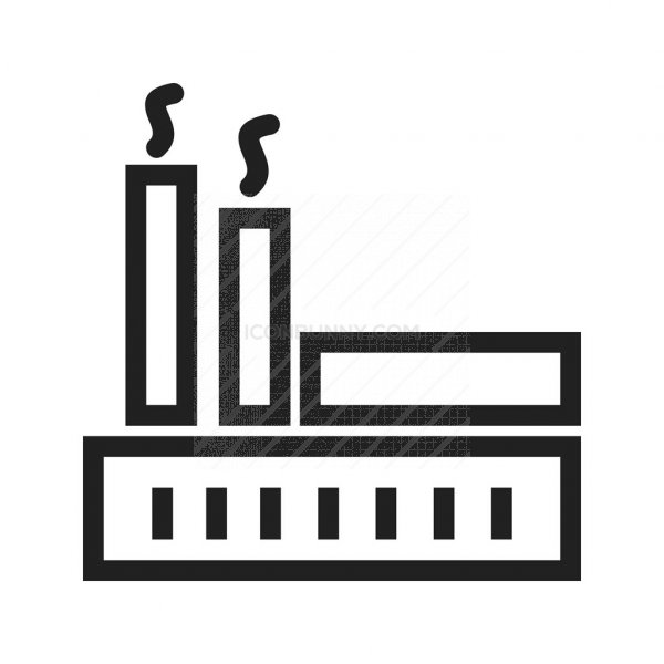 600x600 Factory Line Icon