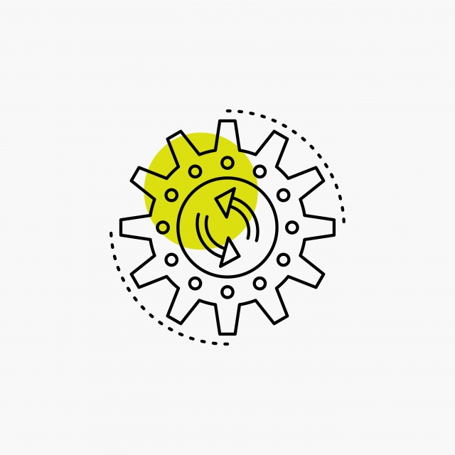 640x640 Management Process Production Task Work Line Icon, Business, Cloud