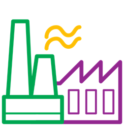 256x256 Plant, Factory, Icons, Production Icon