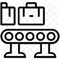 256x256 Production Line Icon Of Line Style