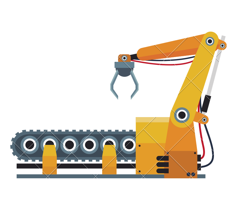 800x703 Robotic Production Line Manufacturing