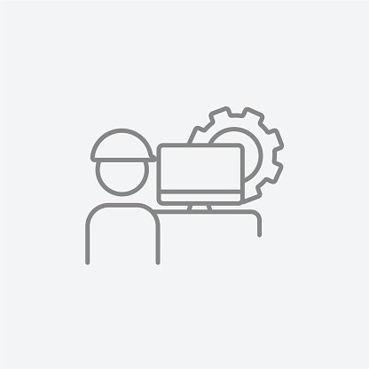 416x416 Computerized Production Line Icon Premium Clipart