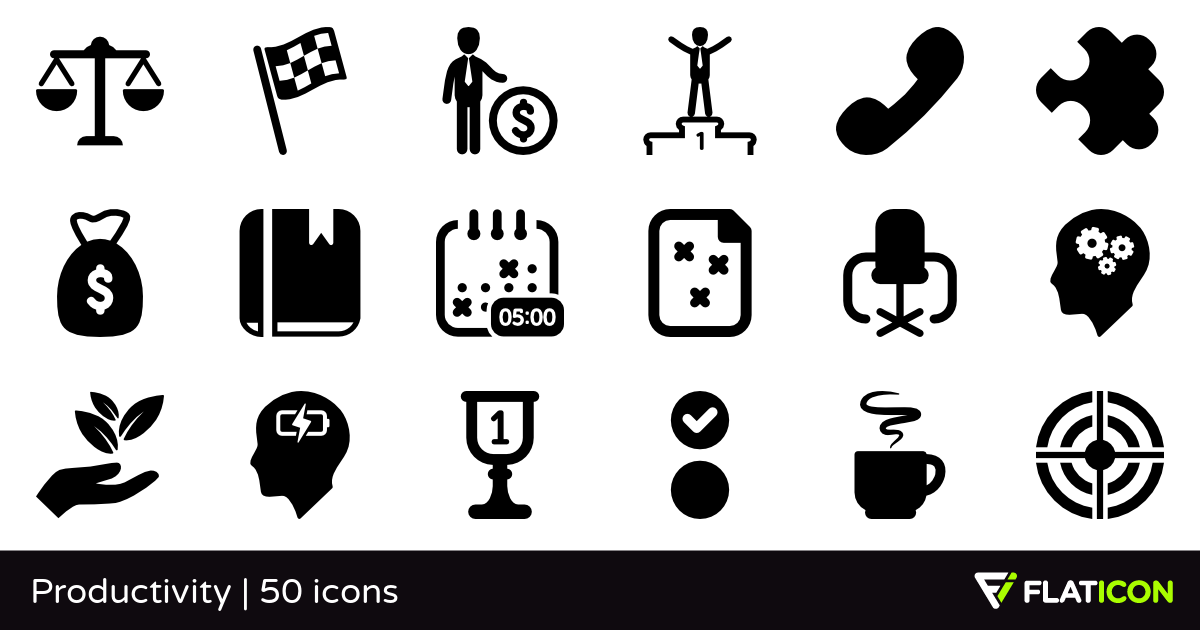 1200x630 Productivity Premium Icons