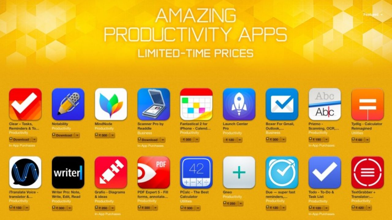 1280x720 Iphone, Ipad Productivity Apps On Discount Sale For Limited Time