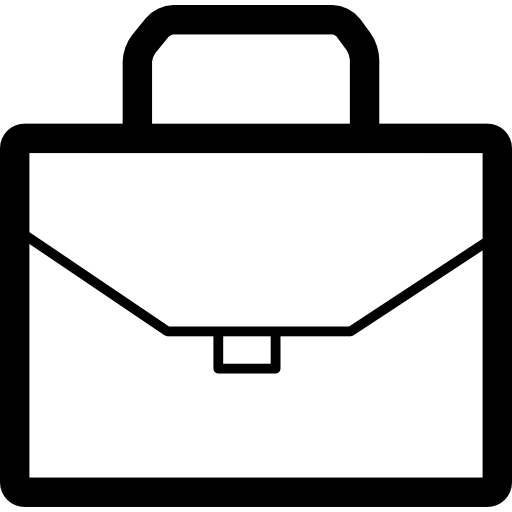 512x512 Suitcase Outline From Frontal View Icons Free Download