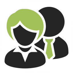 256x256 Businesspeople Icon Iconexperience