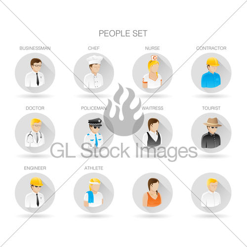 Professional People Icon Set People Avatar Symbols Peop Gl 500x500 Professional People Icon Set People Avatar Symbols Peop Gl