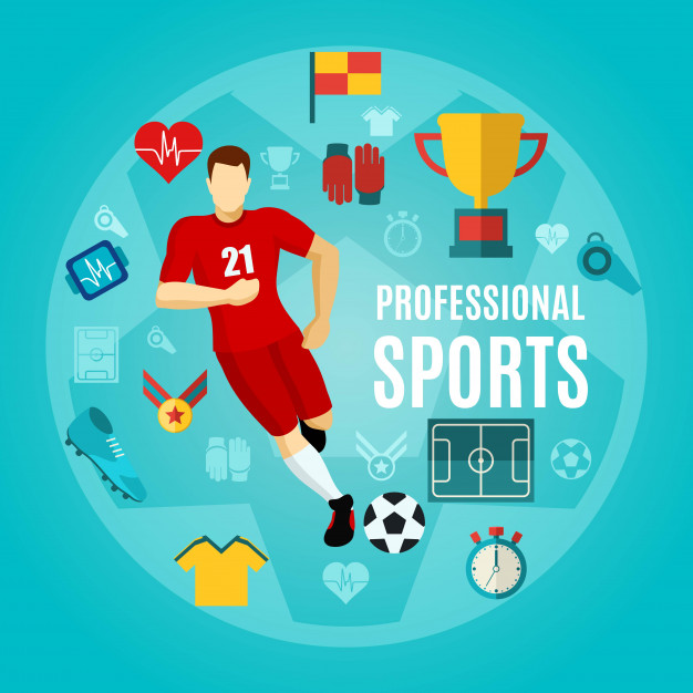 Professional Sports Flat Icon Set Vector Free Download 626x626 Professional Sports Flat Icon Set Vector Free Download