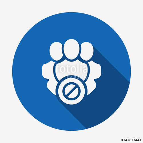 500x500 Professional Services Icon With Not Allowed Sign Professional