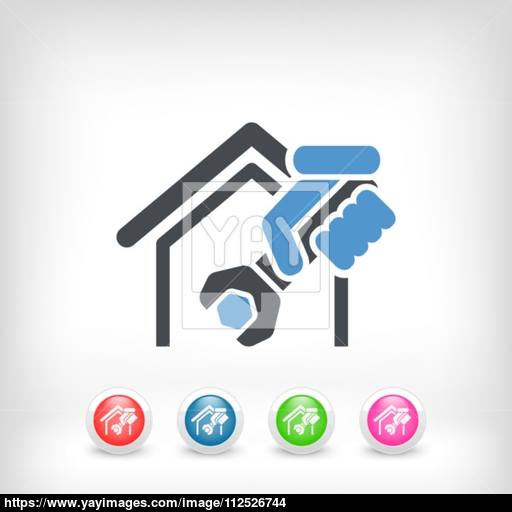 512x512 Home Professional Services Icon Vector