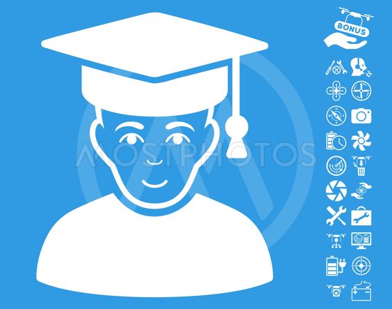 563x443 Professor Icon With Air Dro