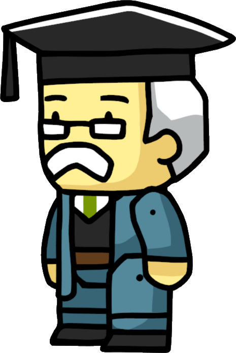465x695 Scribblenauts Professor Icons Png