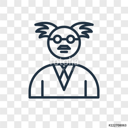 500x500 Professor Icons Isolated On Transparent Background Modern
