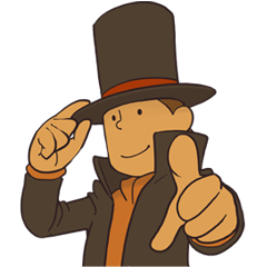 240x240 Professor Layton Line Stickers Line Store