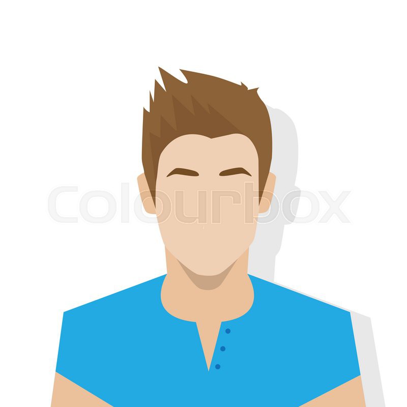 800x800 Profile Icon Male Avatar Portrait Stock Vector Colourbox