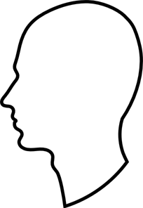 204x296 Profile Outline Png, Clip Art For Web