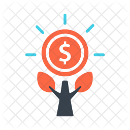 256x256 Profit Icon Of Flat Style