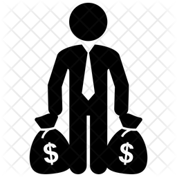 256x256 Business Profit Icon Of Glyph Style