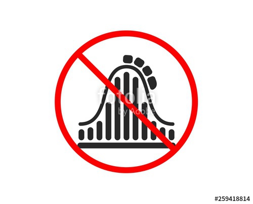 500x405 No Or Stop Roller Coaster Icon Amusement Park Sign Carousels