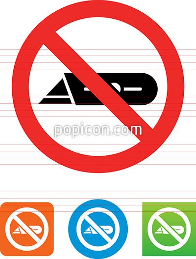 400x527 Cutting Prohibited Icon
