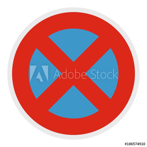 500x500 Stop Prohibited Icon Flat Illustration Of Stop Prohibited Vector