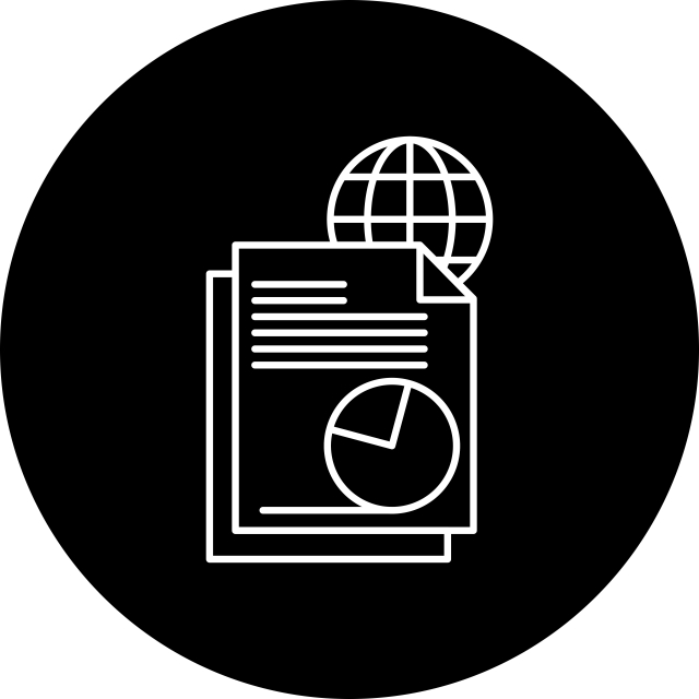 640x640 Global Report Icon For Your Project, Global Report, Document