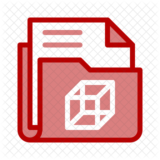 512x512 Project Folder Icon Of Colored Outline Style