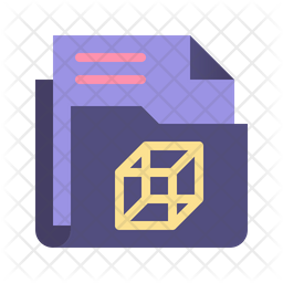 256x256 Project Folder Icon Of Gradient Style