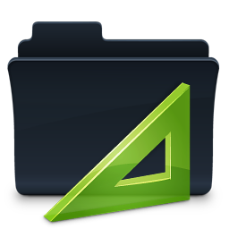 256x256 Projects Folder Badged Icons, Free Icons In Agua Onyx Folders