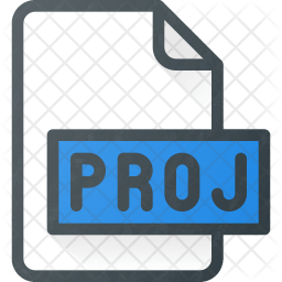 256x256 Project Icon Of Colored Outline Style