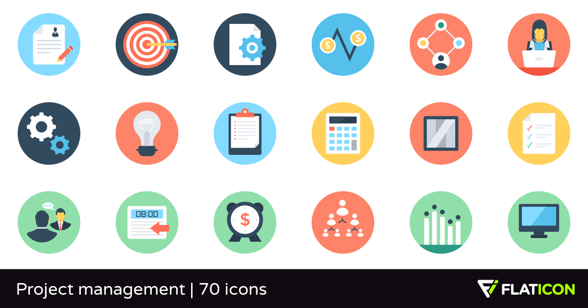 1200x630 Project Management Free Icons