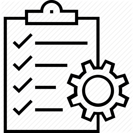 512x512 Clipboard Cog Project Project Management Task Icon Project