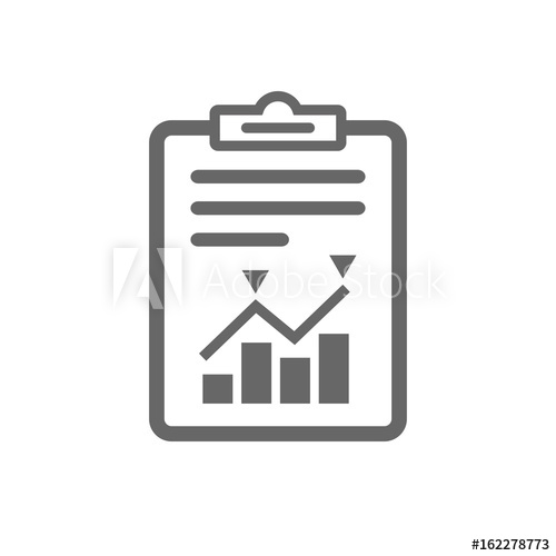 500x500 Project Management Icon Report Document Symbol Accounting