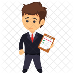 256x256 Project Manager Icon Of Flat Style