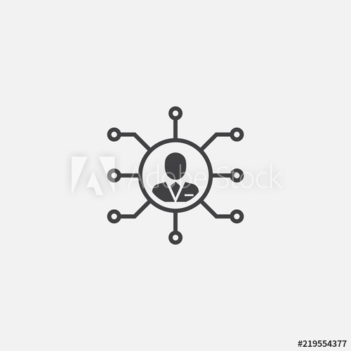 500x500 Project Manager Base Icon Simple Sign Illustration Project