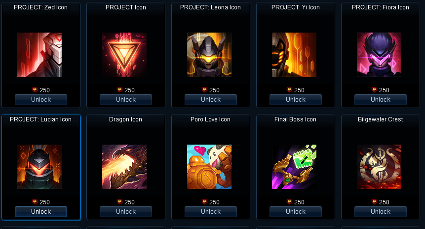 861x464 Quick Question Are The Project Summoner Icons Only Available