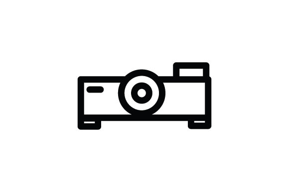 580x386 Projector Icon Graphic
