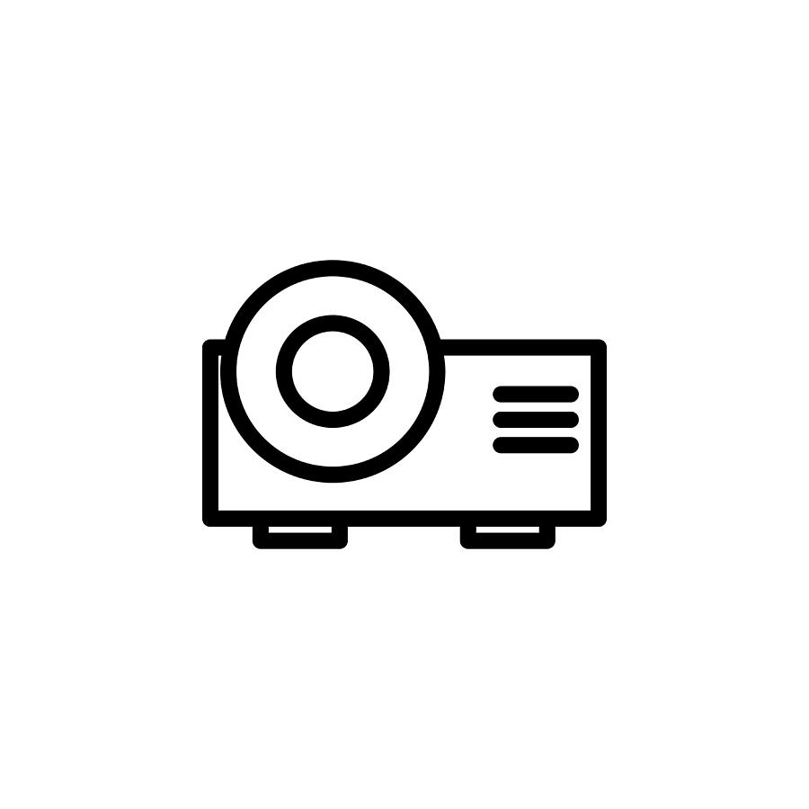 900x900 Projector Icon Element Of Minimalistic Icons For Mobile Concept